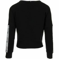 Ellesse Eh F Cropped SWS Sweats & Polaires Couleur noir -Ellesse Soldes 10040534 500 B