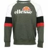 Ellesse Eh H Sws Col Rond Tricolore Sweats & Polaires Couleur vert -Ellesse Soldes 13329724 500 A