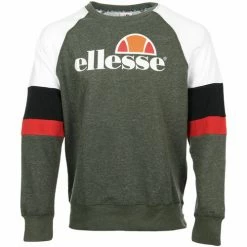 Ellesse Eh H Sws Col Rond Tricolore Sweats & Polaires Couleur vert