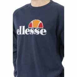 Ellesse crew neck uni Sweats & Polaires Couleur bleu -Ellesse Soldes 15122973 500 C