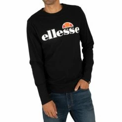 Ellesse SL Grazie T-shirt à  manches longues T-shirts & Polos Couleur Noir -Ellesse Soldes 16251814 500 B
