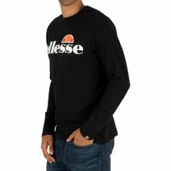 Ellesse SL Grazie T-shirt à  manches longues T-shirts & Polos Couleur Noir -Ellesse Soldes 16251814 500 D