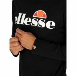 Ellesse SL Grazie T-shirt à  manches longues T-shirts & Polos Couleur Noir -Ellesse Soldes 16251814 500 F