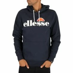 Ellesse Sweat à  capuche SL Gottero Sweats & Polaires Couleur Bleu -Ellesse Soldes 16257522 500 C