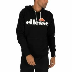 Ellesse Sweat à  capuche SL Gottero Sweats & Polaires Couleur Noir -Ellesse Soldes 16424357 500 B