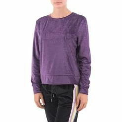 Ellesse Col ras du cou violet ELLESSEEHW209W19499 Sweats & Polaires Couleur Violet