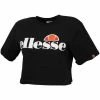 Ellesse Alberta tee court noir T-shirts & Polos Couleur Noir
