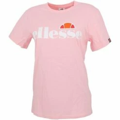 Ellesse Albany tee w rose T-shirts & Polos Couleur Rose