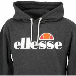 Ellesse Gottero anth sweat h Sweats & Polaires Couleur Gris anthracite chiné -Ellesse Soldes 17118966 500 C