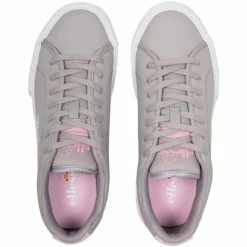 Ellesse Chaussures Sportswear Femme Taggia Leather Baskets mode Couleur Gris et blanc -Ellesse Soldes 18077347 500 C