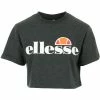 Ellesse Alberta Crop T-Shirt T-shirts & Polos Couleur gris -Ellesse Soldes 18565061 500 A