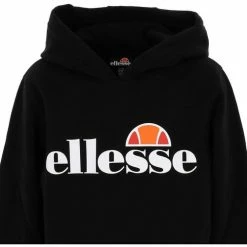 Ellesse Jero black sweat capuche jr Sweats & Polaires Couleur Noir -Ellesse Soldes 18892554 500 C
