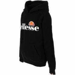 Ellesse Jero black sweat capuche jr Sweats & Polaires Couleur Noir -Ellesse Soldes 18892554 500 E