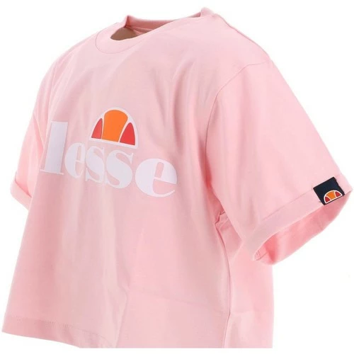 Ellesse Nicky rose girl teeshirt court T-shirts & Polos Couleur Rose 6 Ellesse Nicky rose girl teeshirt court T-shirts & Polos Couleur Rose – Image 4