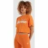 Ellesse CAMISETA MANGA CORTA MUJER SGI04484 T-shirts & Polos Couleur Orange -Ellesse Soldes 19943485 500 A