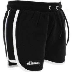 Ellesse Victena noir girl short Shorts & Bermudas Couleur Noir -Ellesse Soldes 19985182 500 E