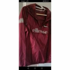 Ellesse Coupe vent Vestes Couleur Bordeaux