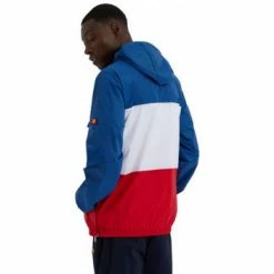 Ellesse Veste enfilable homme DOMANI SHE08504 tricolor bleu blanc rouge Vestes Couleur BLEU/ROUGE -Ellesse Soldes 20606898 350 D
