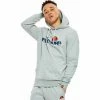 Ellesse Sweat homme capuche gris clair Brisbane SHC07440 Sweats & Polaires Couleur Gris