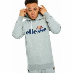 Ellesse Sweat homme capuche gris clair Brisbane SHC07440 Sweats & Polaires Couleur Gris 7 Ellesse Sweat homme capuche gris clair Brisbane SHC07440 Sweats & Polaires Couleur Gris -Ellesse Soldes 20606905 500 B
