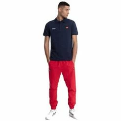 Ellesse Polo homme MONTURA SHS04475 bleu T-shirts & Polos Couleur Bleu