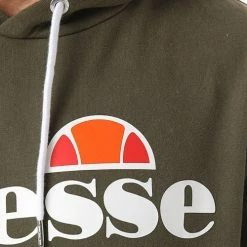 Ellesse Sweat homme kaki GOTTERO SHC07407 Sweats & Polaires Couleur KAKI -Ellesse Soldes 20606938 500 C