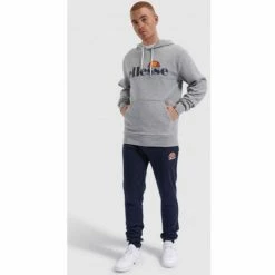 Ellesse Sweat gris homme GOTTERO SHC07407 Sweats & Polaires Couleur Gris -Ellesse Soldes 20621078 500 D