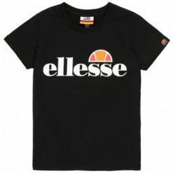 Ellesse Tee shirt junior noir MALIA S3E08578 T-shirts & Polos Couleur Noir