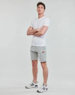 Ellesse NOLI Shorts & Bermudas Couleur Gris chiné -Ellesse Soldes 21097090 500 C
