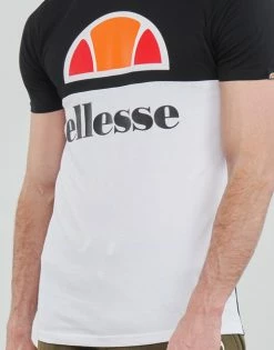 Ellesse ARBATAX T-shirts & Polos Couleur Noir / Blanc -Ellesse Soldes 21097095 500 E