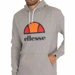 Ellesse Dahryl Sweat à capuche épais Sweats & Polaires Couleur Gris -Ellesse Soldes 21124972 500 E