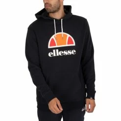Ellesse Dahryl Sweat à capuche épais Sweats & Polaires Couleur Bleu -Ellesse Soldes 21125023 500 B