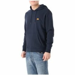 Ellesse SWEATSHIRT SWEAT À CAPUCHE EN COTON (EHM250) Sweats & Polaires Couleur Bleu -Ellesse Soldes 21182441 500 B