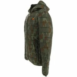 Ellesse Lombardini h camo doudoune Manteaux Couleur Kaki Army -Ellesse Soldes 21304321 500 D