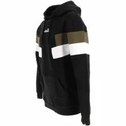 Ellesse Sallas nr sweat h hoody tricolor Sweats & Polaires Couleur Noir -Ellesse Soldes 21304324 500 E
