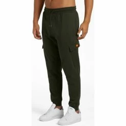 Ellesse PANTALON COTON ET MANCHETTE (EHM306) Joggings & Survêtements Couleur Vert -Ellesse Soldes 21462034 500 C