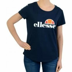 Ellesse Tee shirt femme bleu marine T-shirts & Polos Couleur Bleu