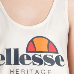 Ellesse Debardeur femme 1186N blanc T-shirts & Polos Couleur Blanc -Ellesse Soldes 21491302 350 D