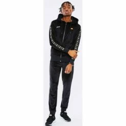 Ellesse Sweat homme en velours ponte Sweats & Polaires Couleur Noir -Ellesse Soldes 21491470 350 C