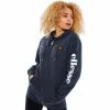 Ellesse Sweat femme à capuche bleu Sweats & Polaires Couleur Bleu -Ellesse Soldes 21491600 500 A