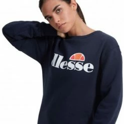 Ellesse Sweat femme bleu marine SGS03238 bleu Sweats & Polaires Couleur Bleu -Ellesse Soldes 21491602 350 B