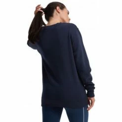 Ellesse Sweat femme bleu marine SGS03238 bleu Sweats & Polaires Couleur Bleu -Ellesse Soldes 21491602 350 C