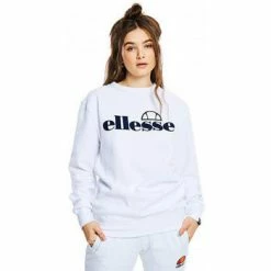 Ellesse Sweat femme col Rond ohaka SGC07466 blanc Sweats & Polaires Couleur Blanc -Ellesse Soldes 21491633 350 B