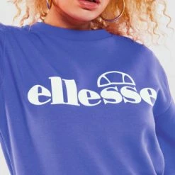 Ellesse Sweat femme col Rond ohaka SGC07466 violet Sweats & Polaires Couleur VIOLET -Ellesse Soldes 21491634 350 C
