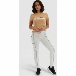 Ellesse Tee shirt femme camel CLARICE SGE08464 T-shirts & Polos Couleur Camel -Ellesse Soldes 21491666 500 C