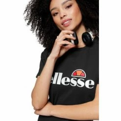 Ellesse Tee shirt femme noir réfléchissant Barletta SRE08171 T-shirts & Polos Couleur Noir -Ellesse Soldes 21491667 500 E