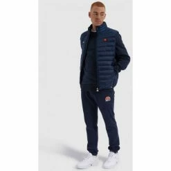 Ellesse Veste sans manche homme bleu marine BARDY SHS08747 Vestes Couleur Bleu -Ellesse Soldes 21491677 500 D