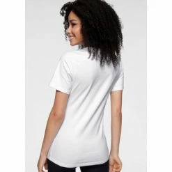 Ellesse Tee shirt femme blanc BARLETTA T-shirts & Polos Couleur Blanc -Ellesse Soldes 21491681 350 C
