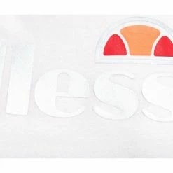 Ellesse Tee shirt femme blanc BARLETTA T-shirts & Polos Couleur Blanc -Ellesse Soldes 21491681 350 F