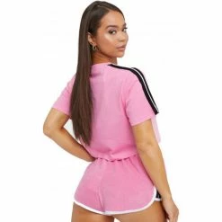 Ellesse Tee-shirt femme Croc top rose AMARILLO SGF09281 T-shirts & Polos Couleur Rose -Ellesse Soldes 21491707 500 C